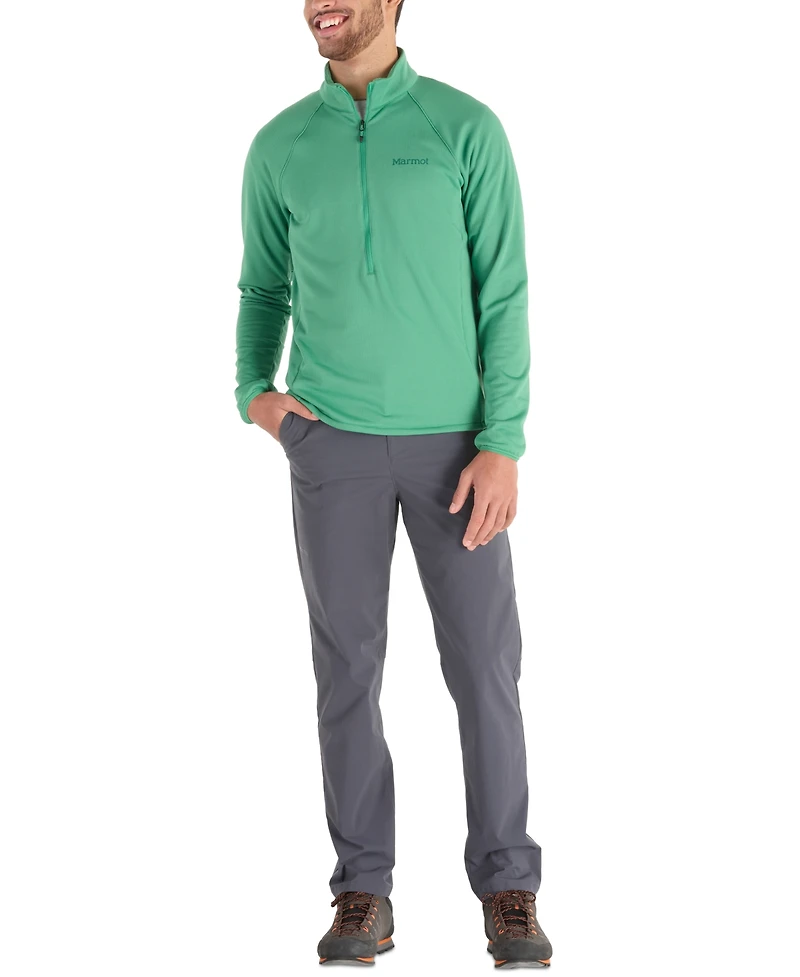 Marmot Men's Leconte Fleece Half-Zip Logo Jacket