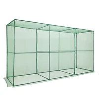 Aoodor 12'x4'x6' Crop Cage Plant Protection Netting Tent with Zipper for Vegetables Fruits and Plant, Suitable for Garden Yard and Lawn