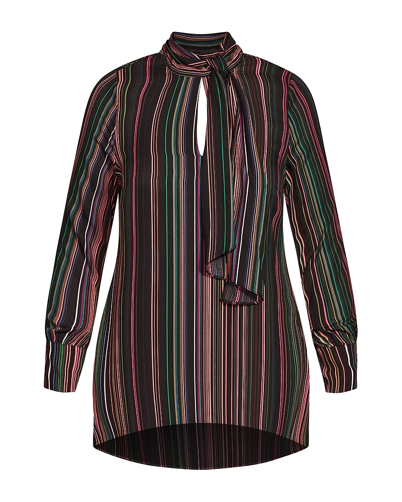 City Chic Women's Illusion Tunic Top