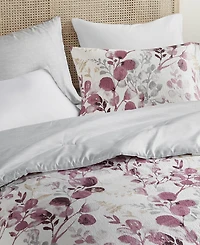 510 Design Gabby Reversible Floral Botanical Seersucker 3-Pc. Comforter Set, King/California King