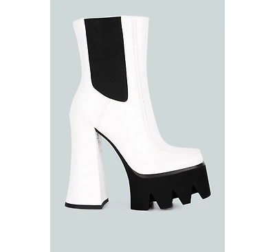 Bounty High Platform Heel Chelsea Boots