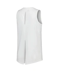 Women's LevelWear White Los Angeles Lakers Paisley Peekaboo Tank Top