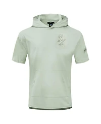 Men's Pro Standard Green St. Louis Cardinals Neutral Short Sleeve Pullover Hoodie