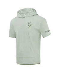 Men's Pro Standard Green St. Louis Cardinals Neutral Short Sleeve Pullover Hoodie