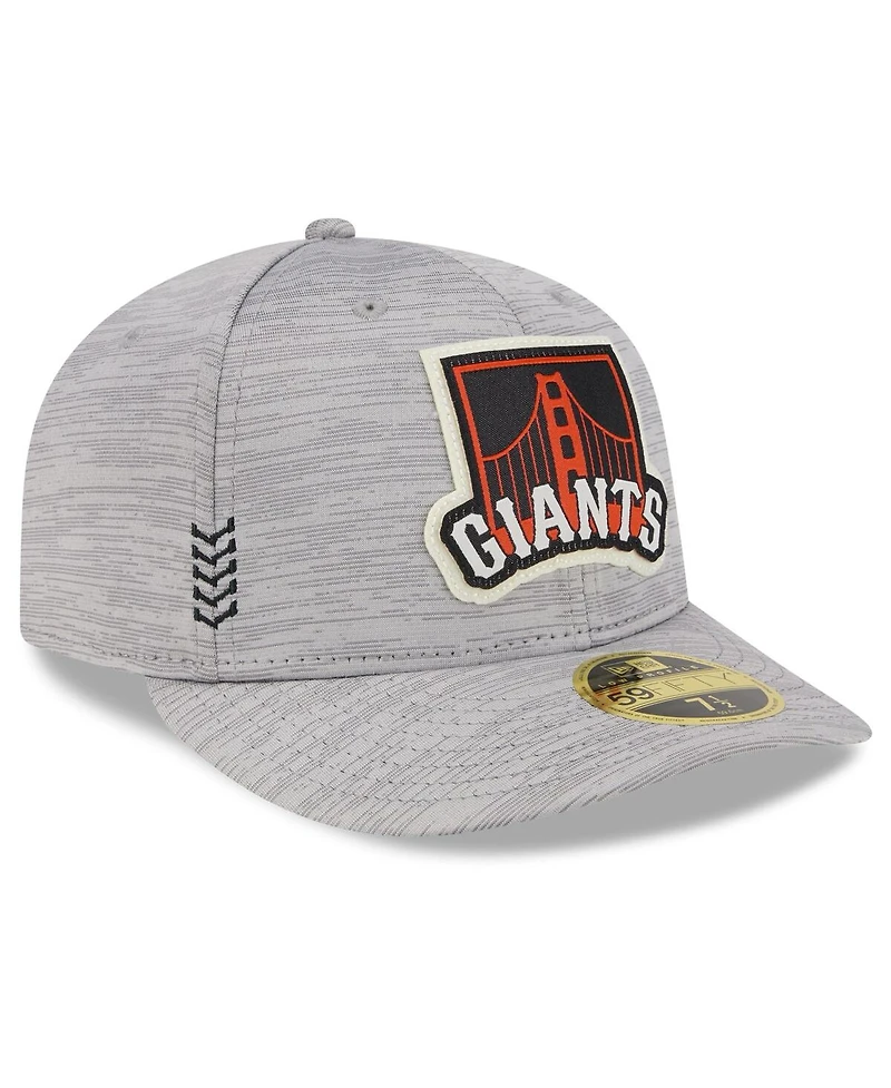 Men's New Era Gray San Francisco Giants 2024 Clubhouse Low Profile 59FIFTY Fitted Hat