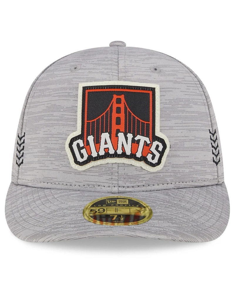 Men's New Era Gray San Francisco Giants 2024 Clubhouse Low Profile 59FIFTY Fitted Hat