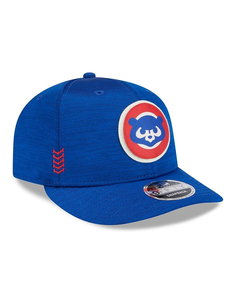 Men's New Era Royal Chicago Cubs 2024 Clubhouse Low Profile 59FIFTY Snapback Hat
