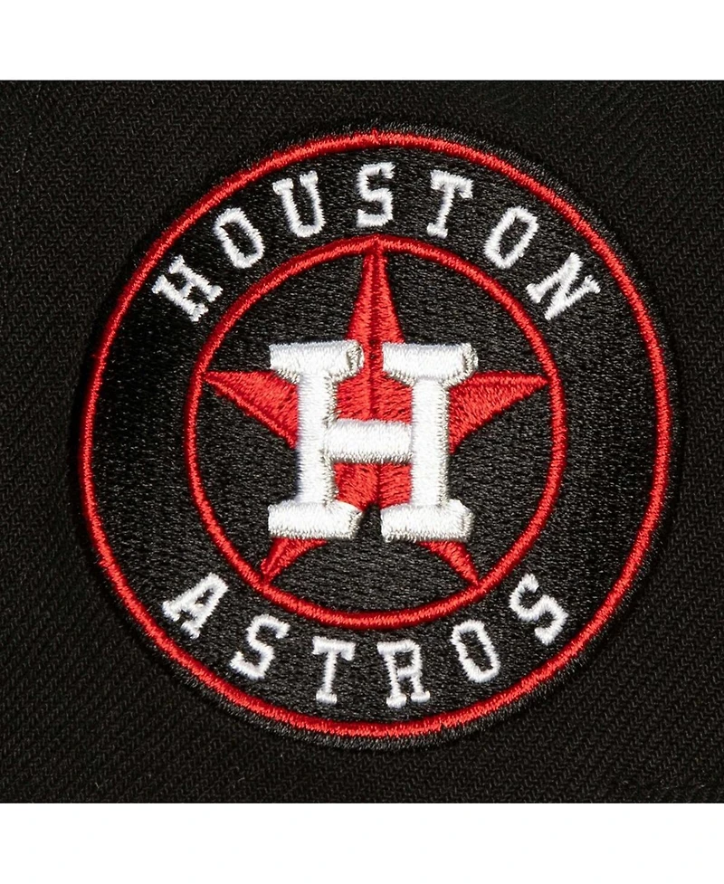 Men's Mitchell & Ness Black Houston Astros Bred Pro Adjustable Hat