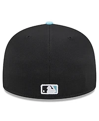 Men's New Era Black Arizona Diamondbacks 2024 Batting Practice 59FIFTY Fitted Hat