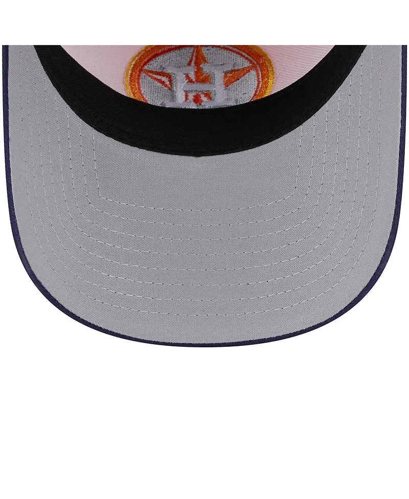 Men's New Era Orange Houston Astros 2024 Batting Practice 9TWENTY Adjustable Hat