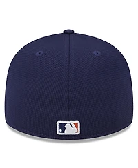 Men's New Era Orange Houston Astros 2024 Batting Practice Low Profile 59FIFTY Fitted Hat