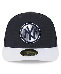 Men's New Era Navy York Yankees 2024 Batting Practice Low Profile 59FIFTY Fitted Hat