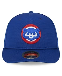 Men's New Era Royal Chicago Cubs 2024 Batting Practice Low Profile 59FIFTY Fitted Hat