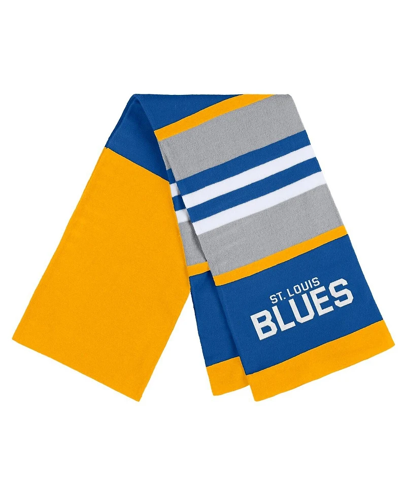 Women's Wear by Erin Andrews St. Louis Blues Stripe Glove and Scarf Set