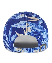 Men's '47 Brand Royal Kansas Jayhawks Tropicalia Clean Up Adjustable Hat