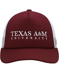 Men's adidas Maroon, White Texas A&M Aggies Foam Trucker Snapback Hat