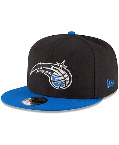 Men's New Era Black, Royal Orlando Magic Two-Tone 9FIFTY Adjustable Hat