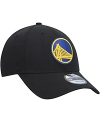 Men's New Era Black Golden State Warriors Official Team Color 39THIRTY Flex Hat