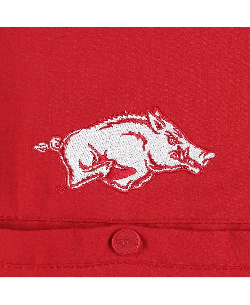 Men's Columbia Cardinal Arkansas Razorbacks Big and Tall Collegiate Tamiami Button-Down Shirt