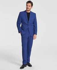 Perry Ellis Men's Modern-Fit Solid Nested Suit