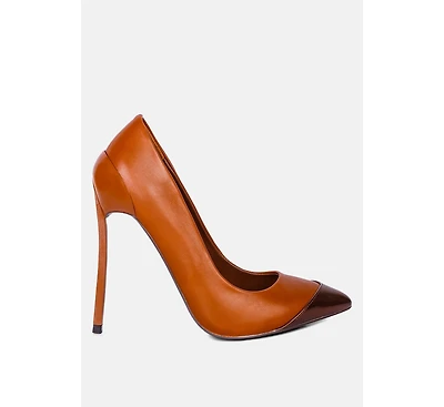 cidra silver dip stiletto heels pumps