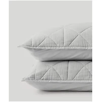 Pact Organic Cotton Diamond Sham 2-Pack