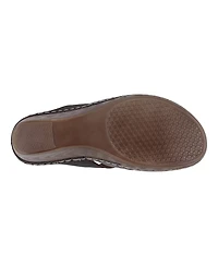 Gc Shoes Women's Delores Triple Band Wedge Sandals