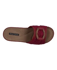 Gc Shoes Women's Ellen Comfort Slip On Wedge Sandals