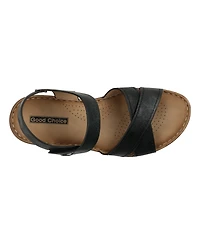 Gc Shoes Women's Vienna Crisscross Wedge Sandals