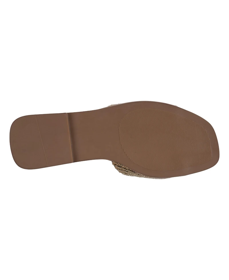 Gc Shoes Women's Davina Hardware Slide Flat Sandals