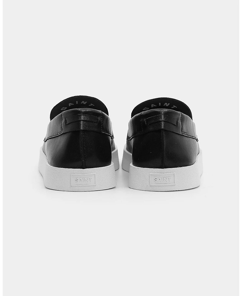 Saint Morta Hemisphere Leather Slip On Loafer