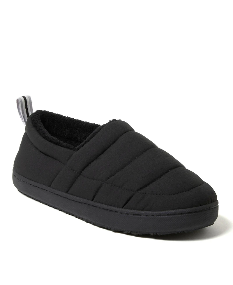 Dearfoams Men's Cullen Ripstop Closed Back House Slipper