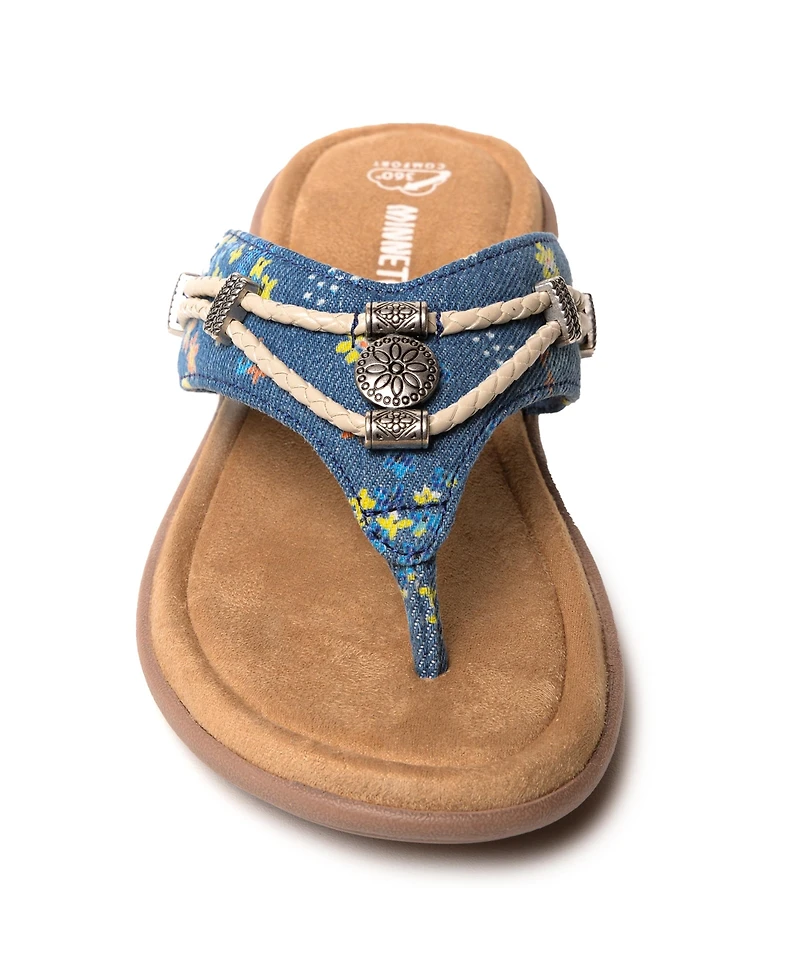 Minnetonka Women's Silverthorne 360 Thong Sandals