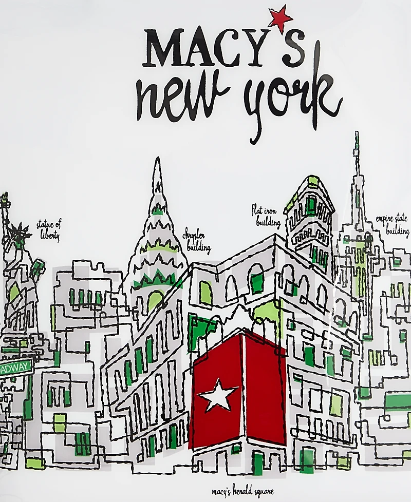 Dani Accessories Macy's New York Skyline Zip Tote, Created for Macy's