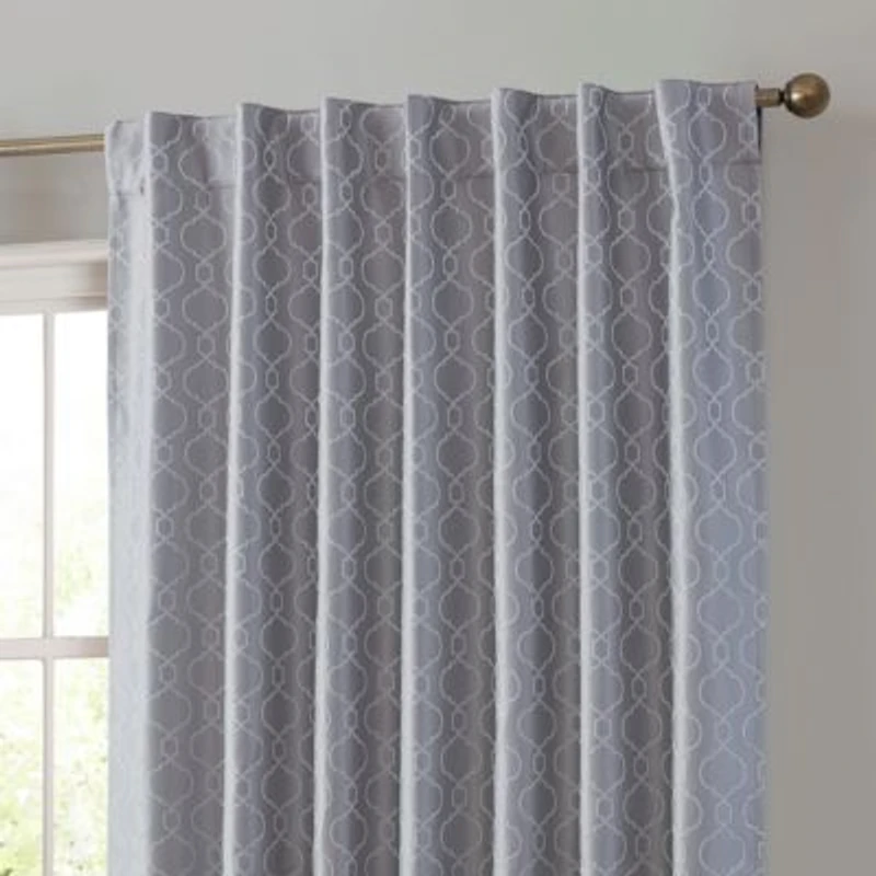Hlc.Me Dakota 100 Complete Blackout Lined Drapery With Double Layer Thermal Insulated Energy Efficient Window Curtain Grommet Panels For Bedroom Living Room 2 Panels