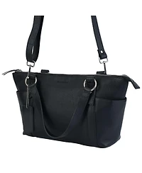 Mancini Pebble Amelia Leather Crossbody Handbag