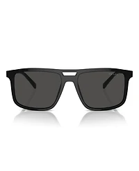 Prada Iconic Plaque Rectangular Men's Sunglasses