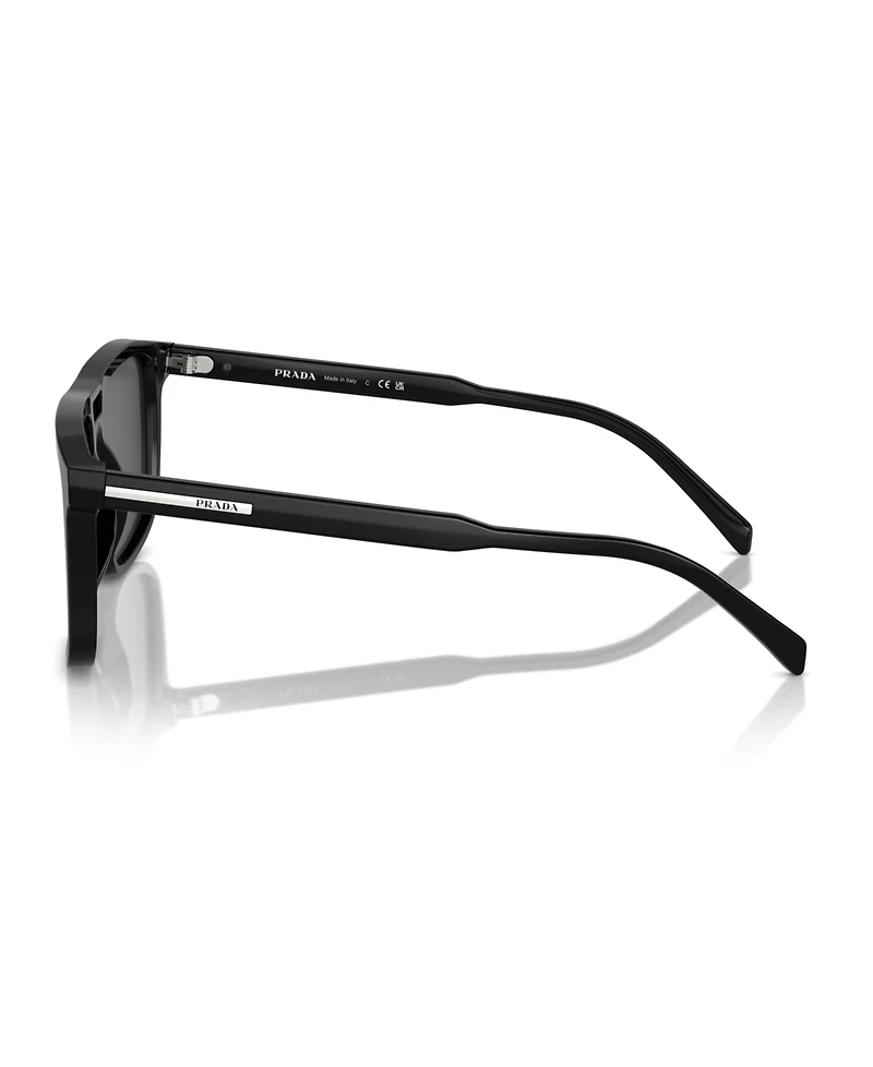 Prada Iconic Plaque Rectangular Men's Sunglasses