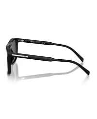 Prada Iconic Plaque Rectangular Men's Sunglasses