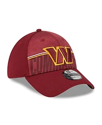 Men's New Era Burgundy Washington Commanders 2023 Nfl Training Camp 39THIRTY Flex Fit Hat
