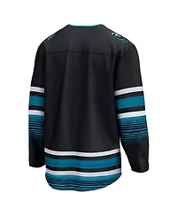 Men's Fanatics Black San Jose Sharks Alternate Premier Breakaway Jersey