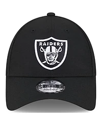 Men's New Era Black Las Vegas Raiders 2023 Nfl Crucial Catch 9FORTY Adjustable Hat