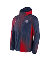 Men's Nike Navy Paris Saint-Germain Awf Raglan Full-Zip Hoodie Jacket