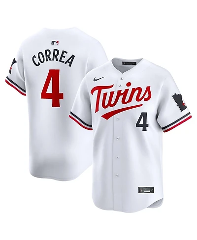 Men's Nike Carlos Correa White Minnesota Twins Home Limited Player Jersey