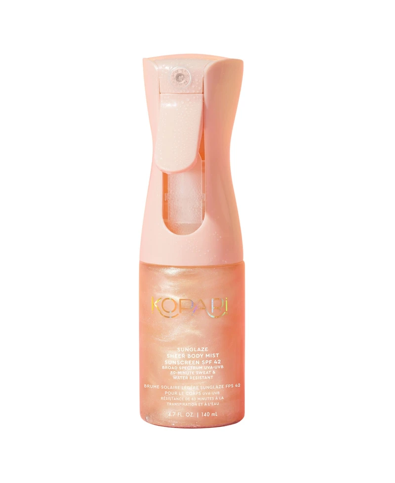 Kopari Beauty Sunglaze Sheer Body Mist Sunscreen Spf 42, 4.7 oz.