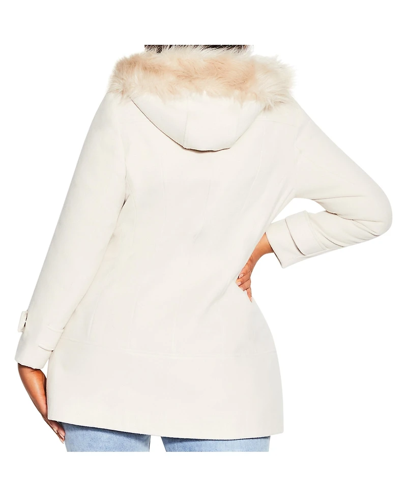 City Chic Plus Wonderwall Coat