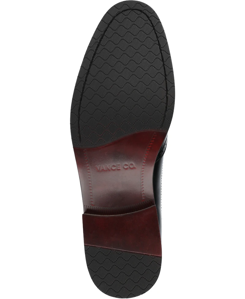 Vance Co. Men's Nikola Tru Comfort Foam Slip-On Oxford Dress Shoes