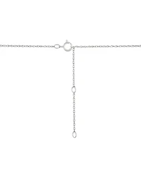 Diamond Heart & Mom Coin Pendant Necklace (1/10 ct. t.w.) in Sterling Silver, 16" + 2" extender