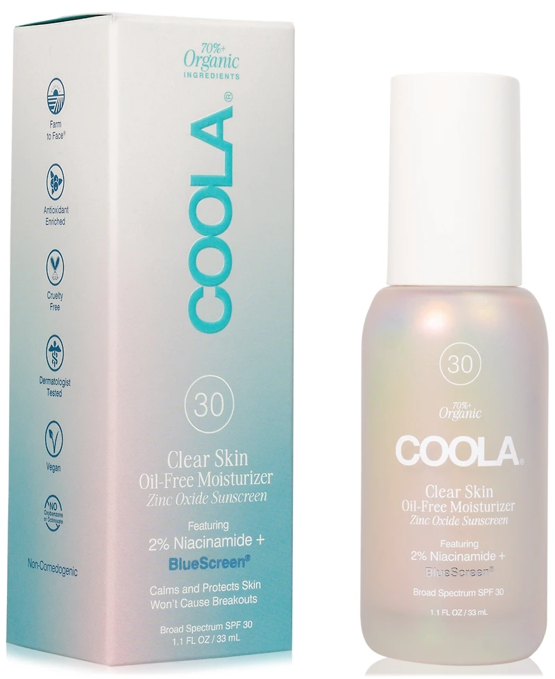 Coola Clear Skin Moisturizer Spf 30