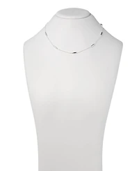 Lauren Ralph Lauren Sterling Silver Bar Station Collar Necklace, 15" + 3" extender